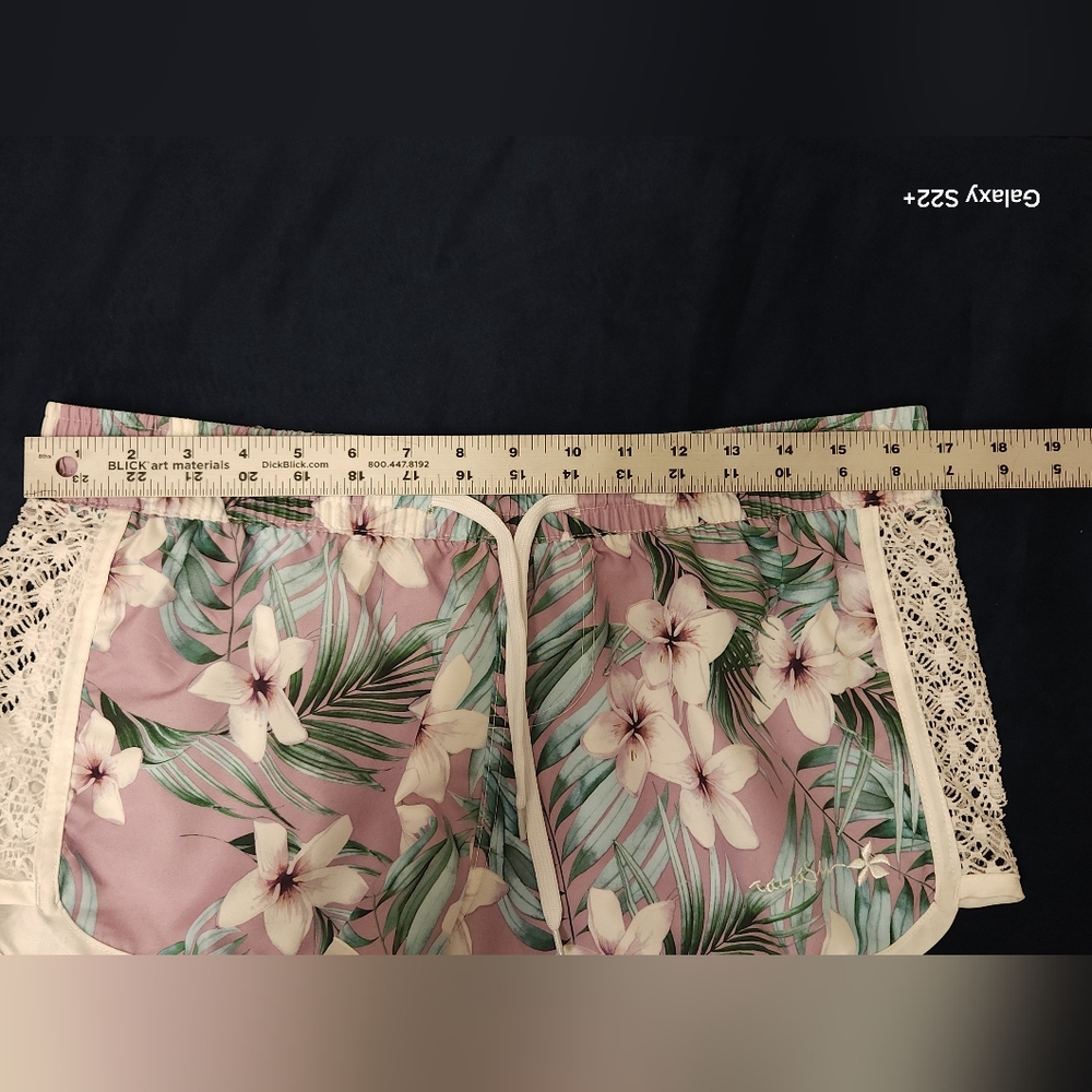 Raya Sun Lilac Floral Swim Shorts Size XL.   #C03 - Picture 8 of 12